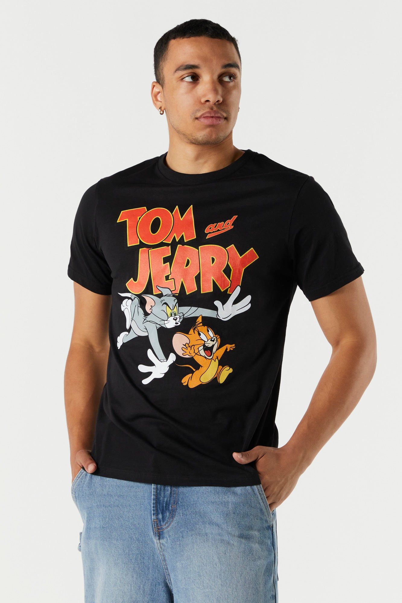 T-shirt à imprimé Tom and Jerry sold by Urban Planet