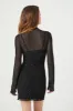 Rhinestone Butterfly Mesh Mini Dress sold by Urban Planet
