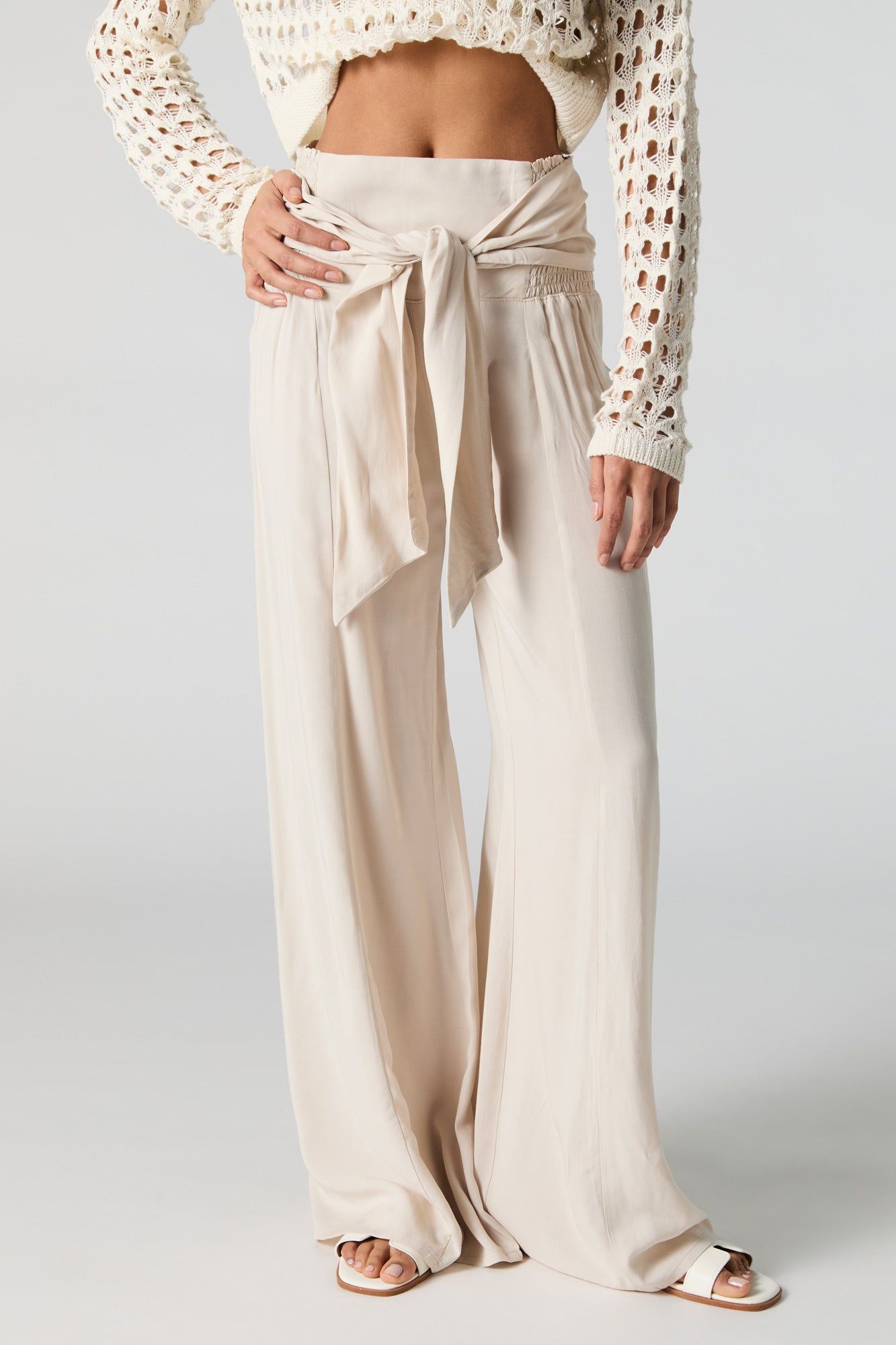 Tie Waist Palazzo Pant sold by Urban Planet product image thumbnail 2