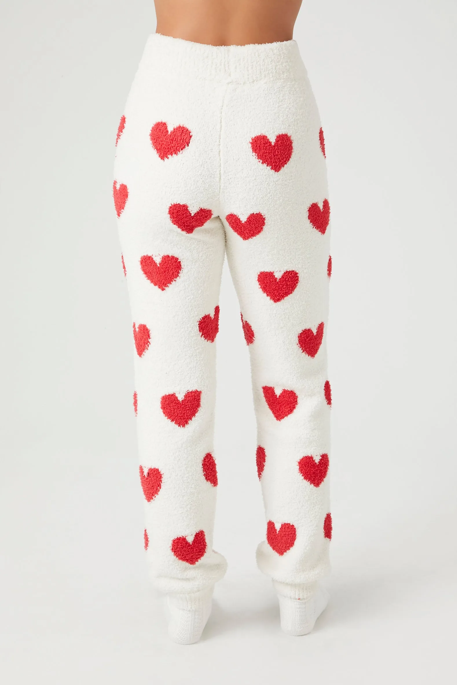 Pantalon de pyjama en peluche à imprimé Coeur sold by Urban Planet product image thumbnail 3