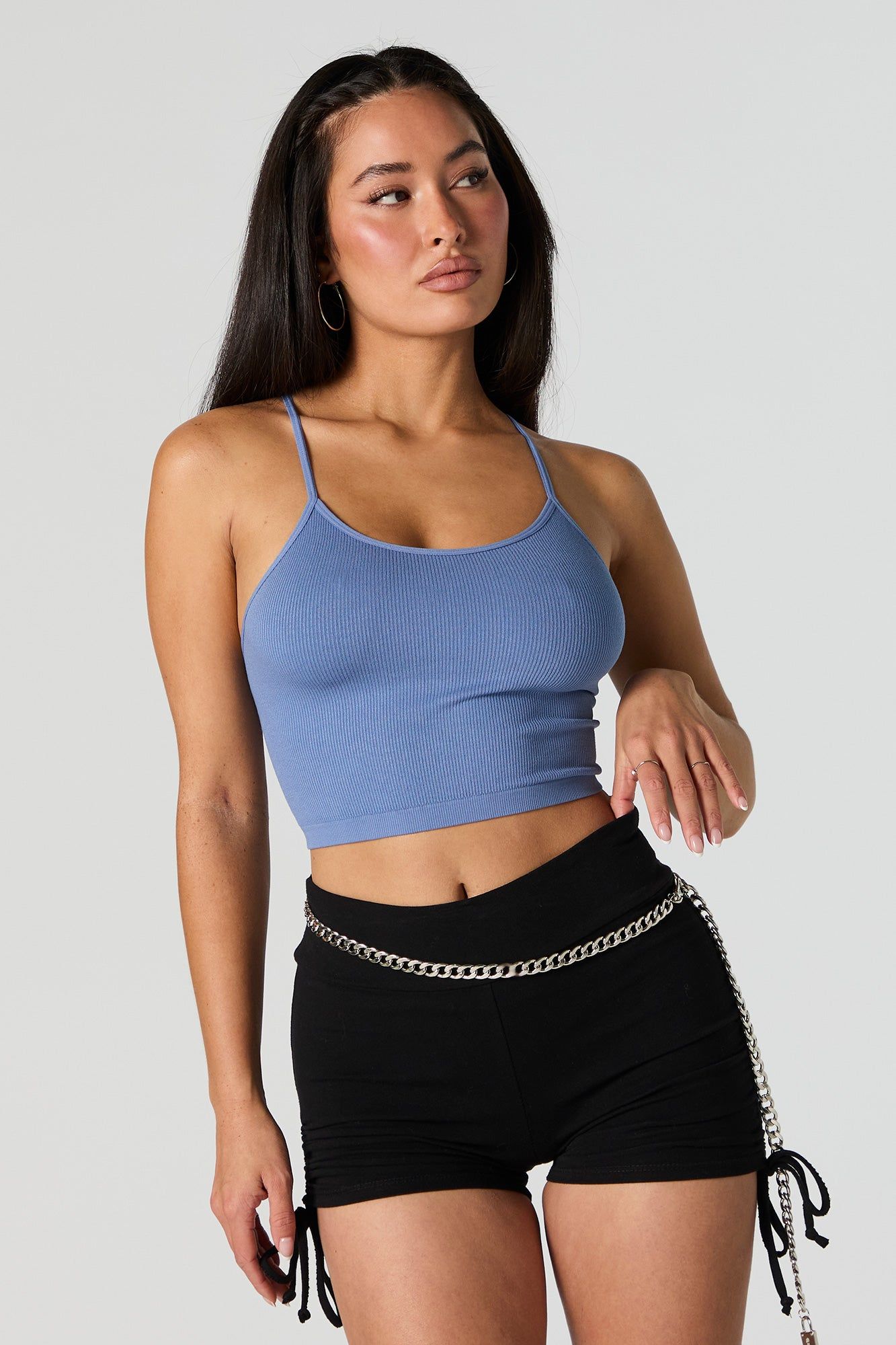 Seamless Cami Crop Top sold by Urban Planet