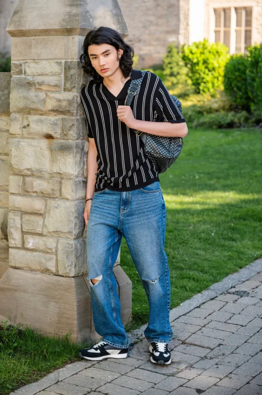 Baggy Distressed Jean sold by Urban Planet