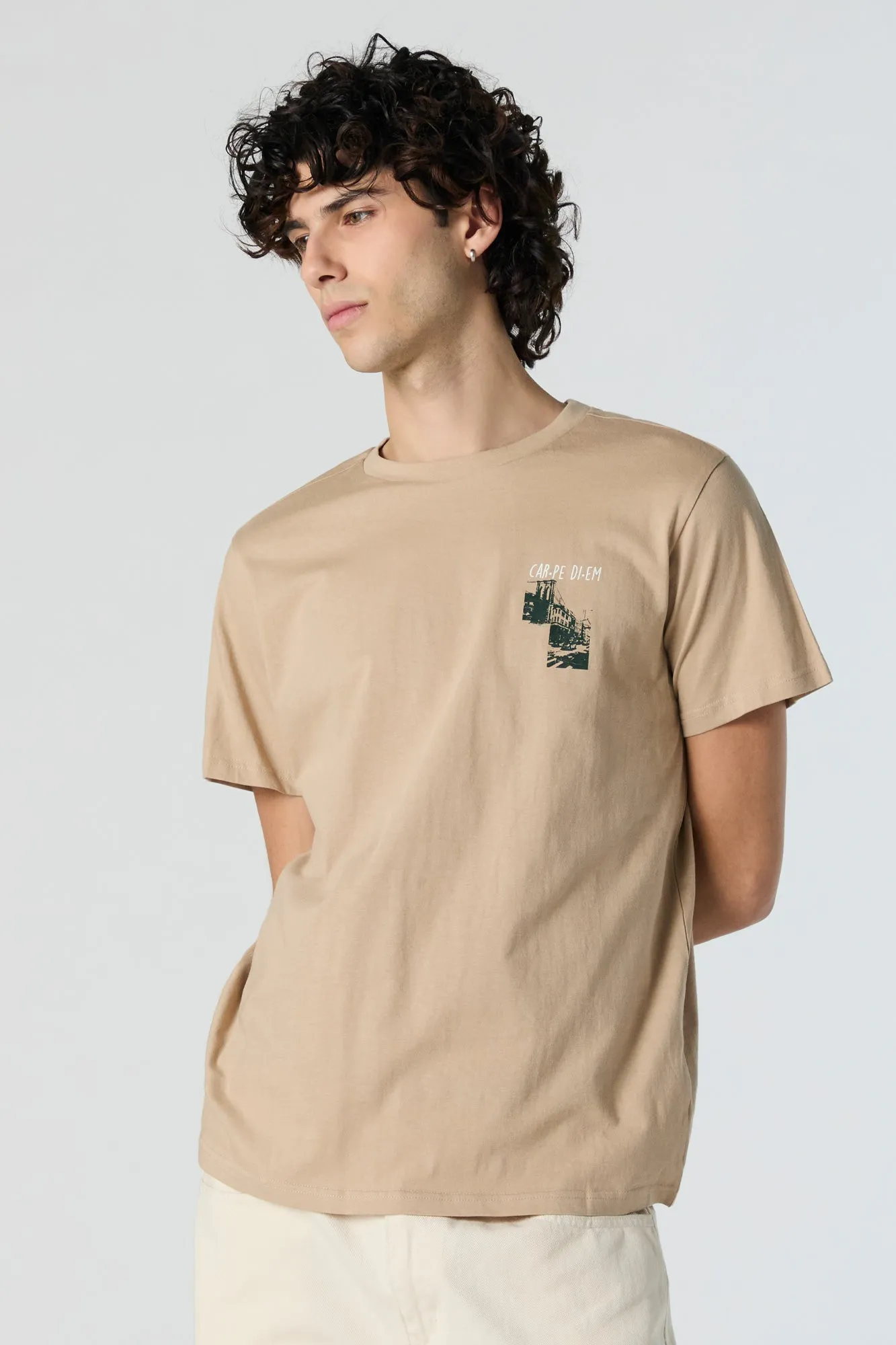 Memorable Journeys Graphic T-Shirt sold by Urban Planet product image thumbnail 3