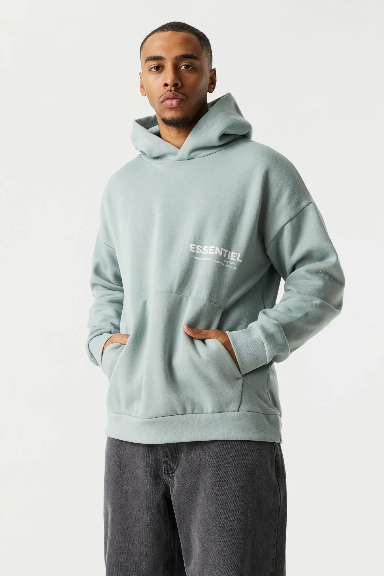 Essential Graphic Resort Fleece Hoodie sold by Urban Planet product image thumbnail 5
