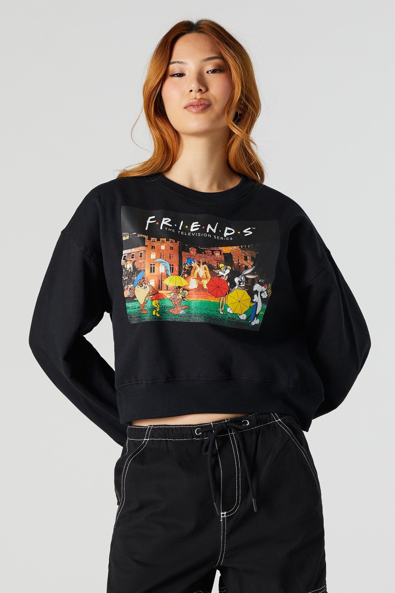 Friends Graphic Fleece Sweatshirt sold by Urban Planet