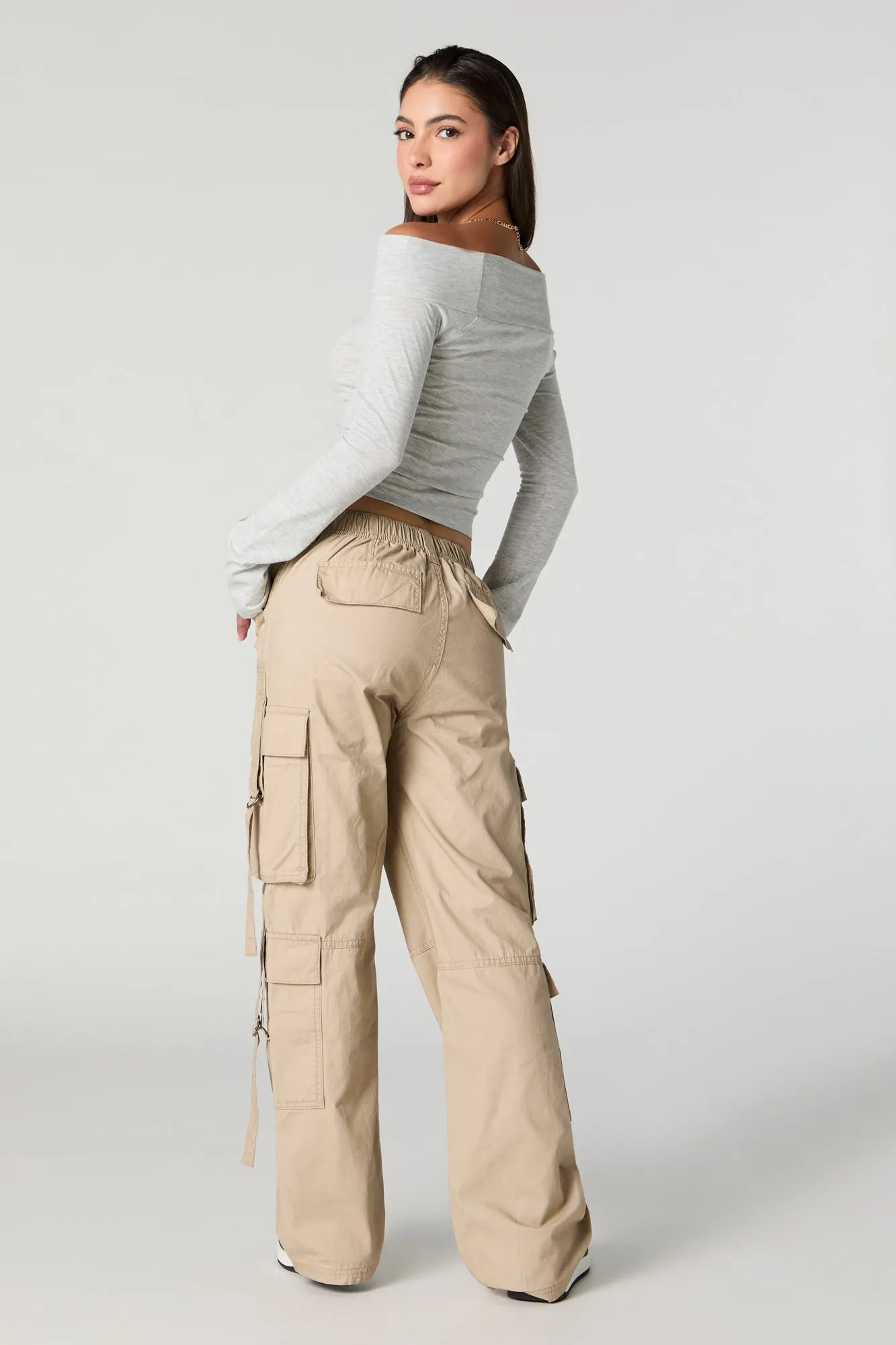 Washed Multi Pocket D-Ring Cargo Pant sold by Urban Planet product image thumbnail 3