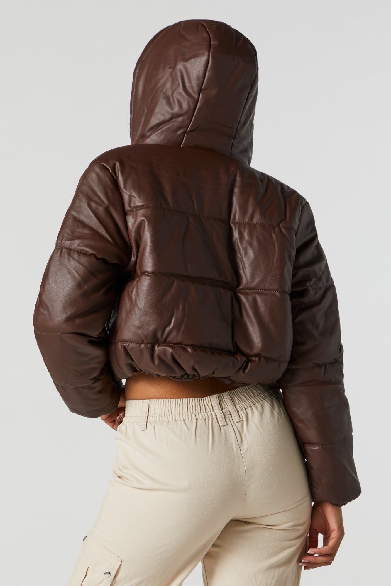 Blouson bouffant en similicuir sold by Urban Planet product image thumbnail 2