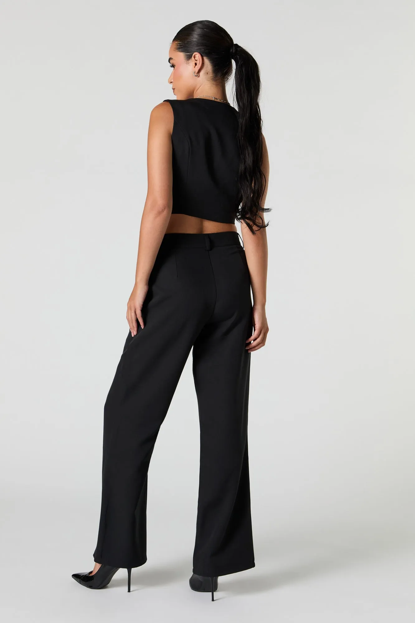 Pantalon plissé à jambe droite sold by Urban Planet product image thumbnail 3