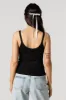 Ribbed Lace Trim Skimmer Tank sold by Urban Planet