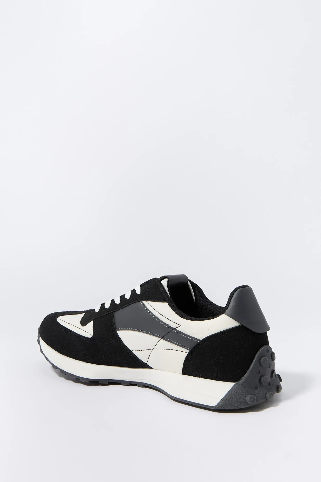 Faux Suede Colourblock Sneaker sold by Urban Planet product image thumbnail 4