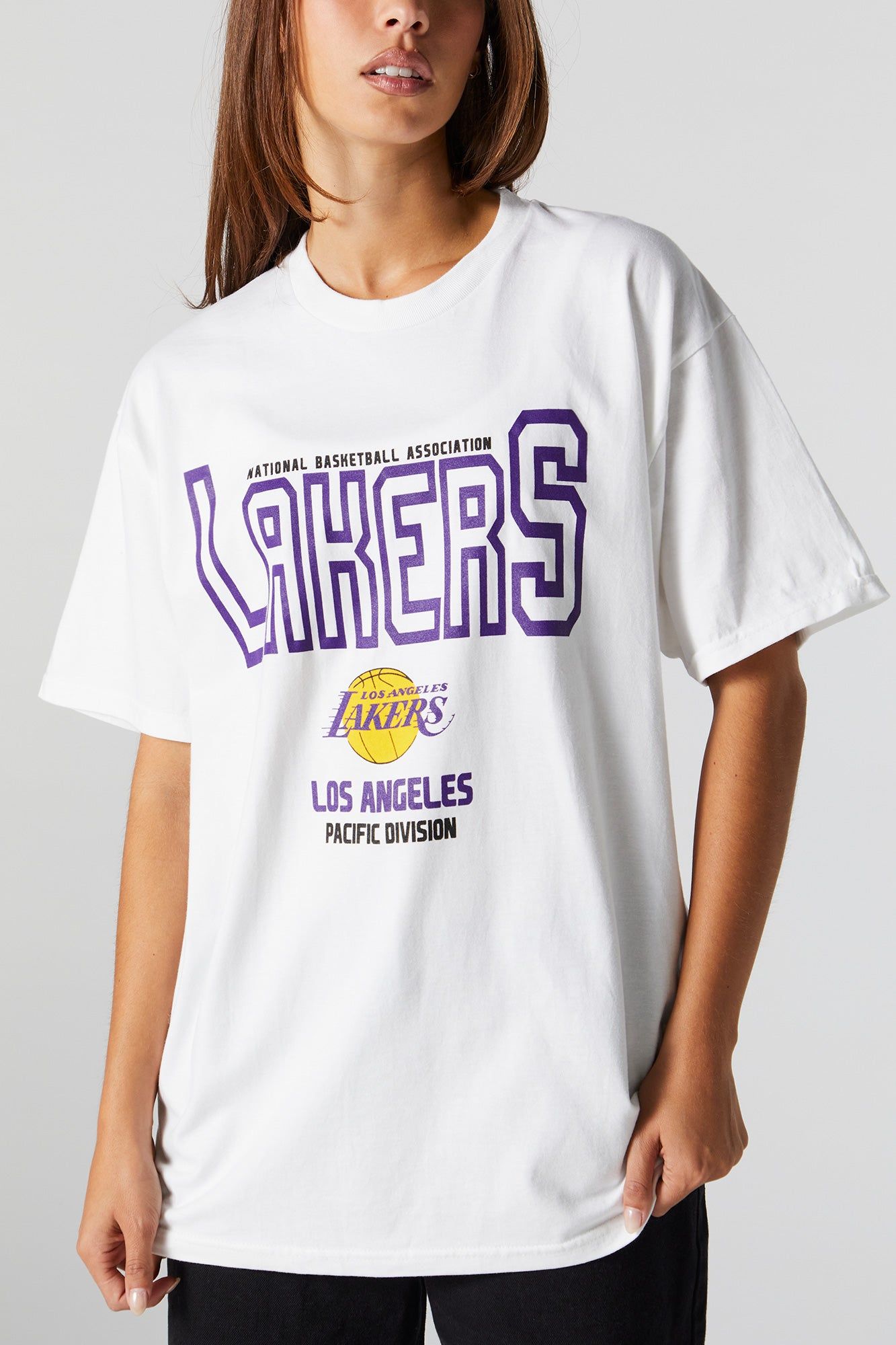 Lakers Graphic Boyfriend T-Shirt sold by Urban Planet product image thumbnail 4