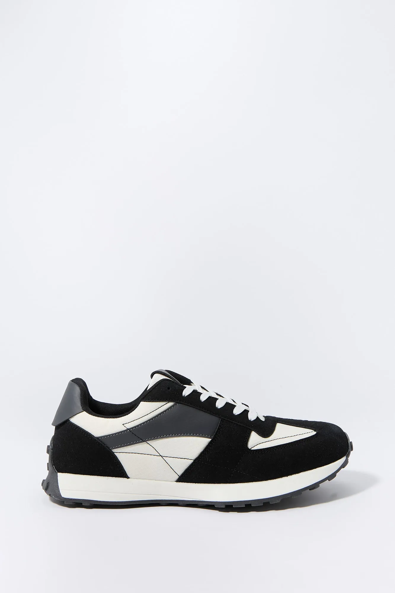 Faux Suede Colourblock Sneaker sold by Urban Planet product image thumbnail 2
