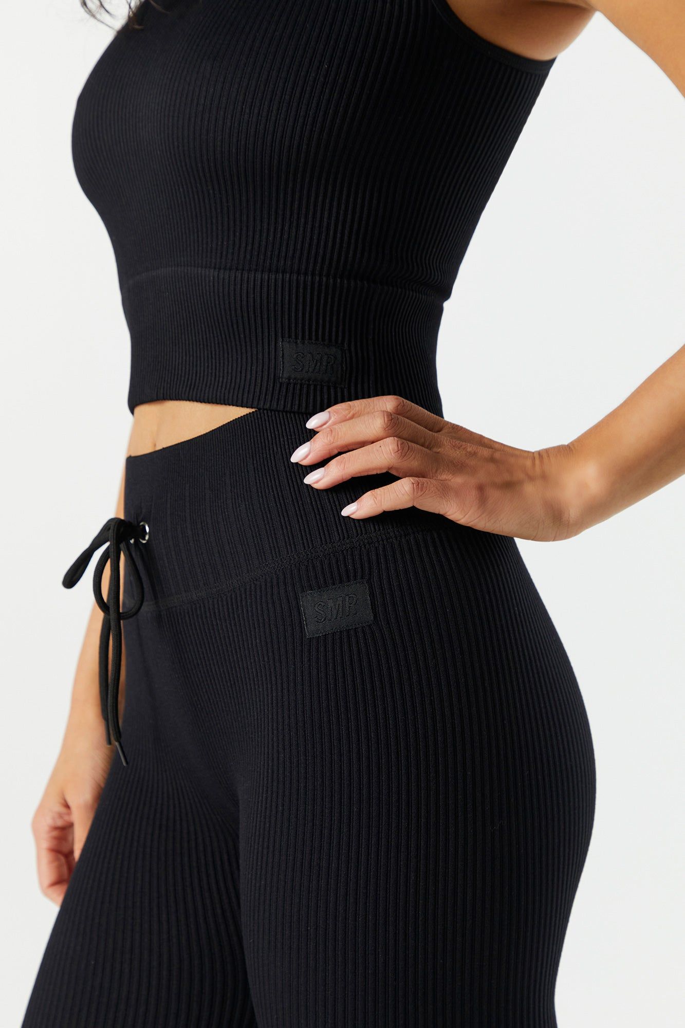 Legging avec attache Sommer Ray Active côtelé sans couture sold by Urban Planet product image thumbnail 4