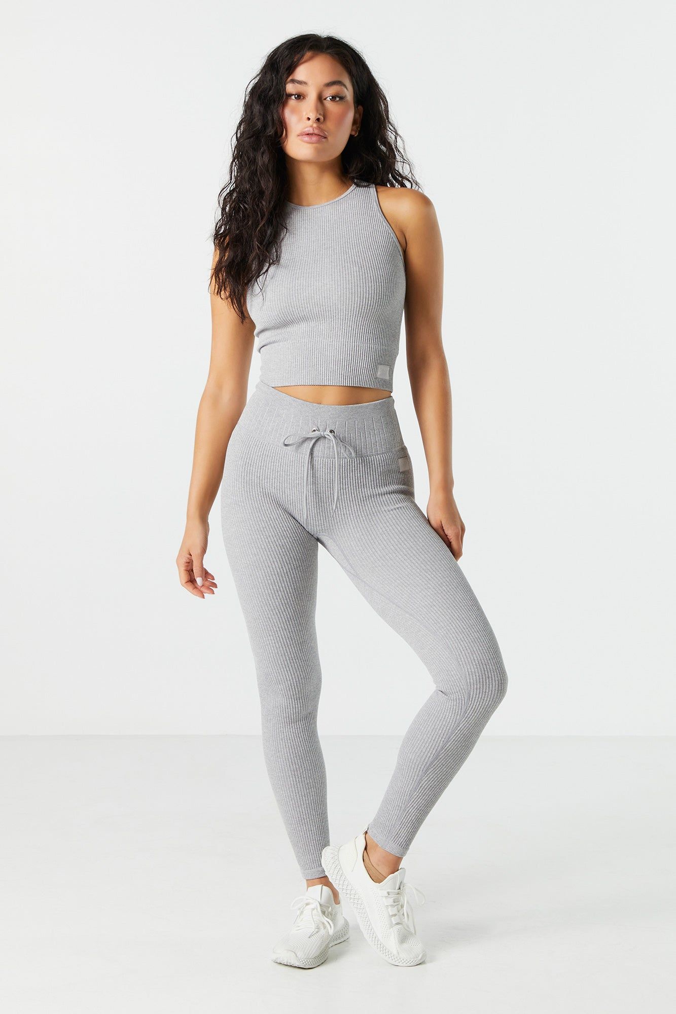 Legging avec attache Sommer Ray Active côtelé sans couture sold by Urban Planet product image thumbnail 5
