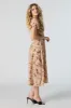 Robe midi à bustier en filet avec fente sold by Urban Planet