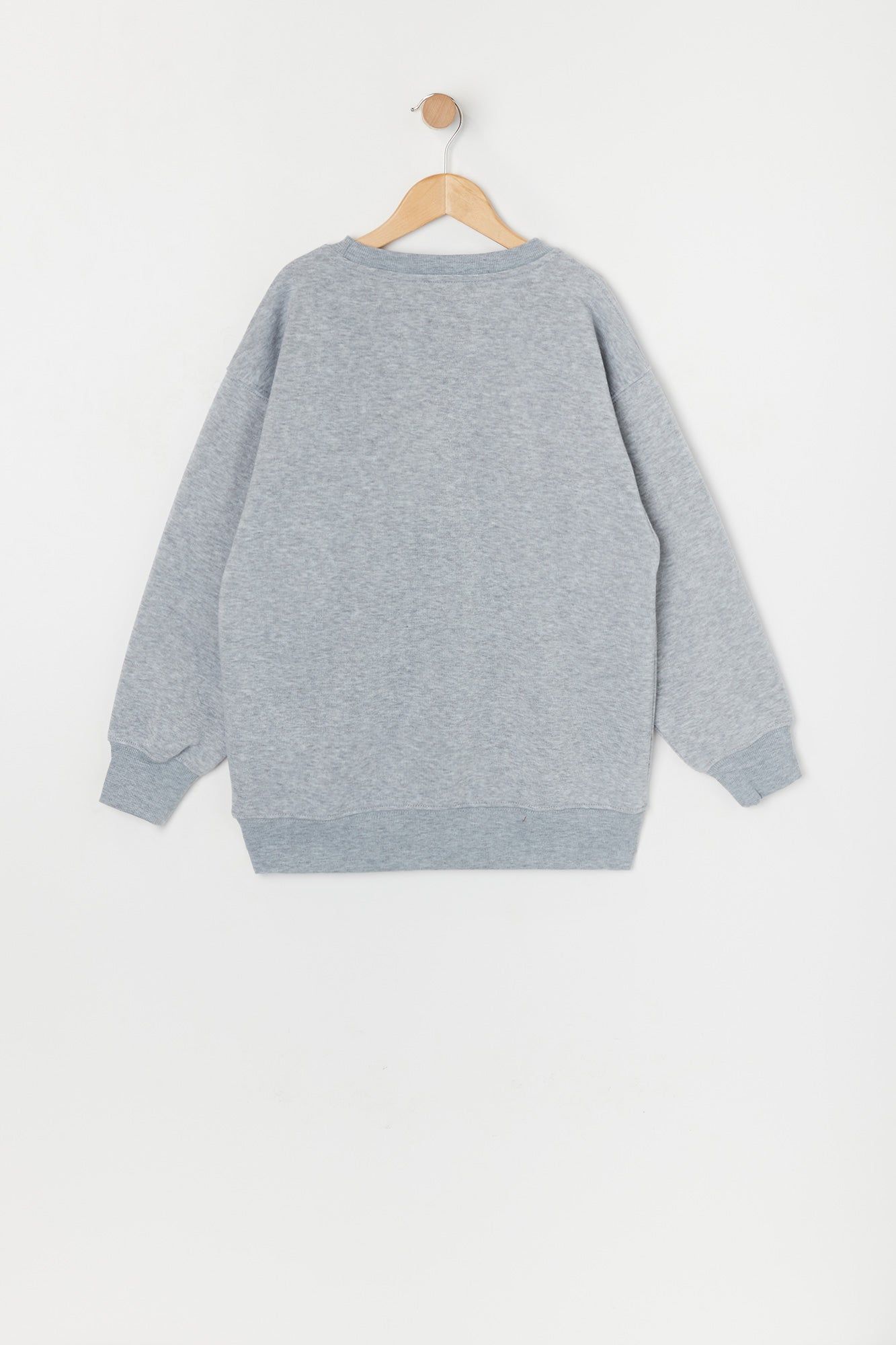 Girls University Embroidered Fleece Sweatshirt sold by Urban Planet product image thumbnail 2