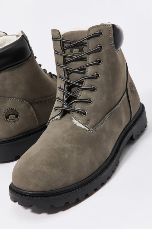 Faux Fur Lined Hiking Boot sold by Urban Planet