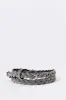 Rhinestone Braided Belt sold by Urban Planet