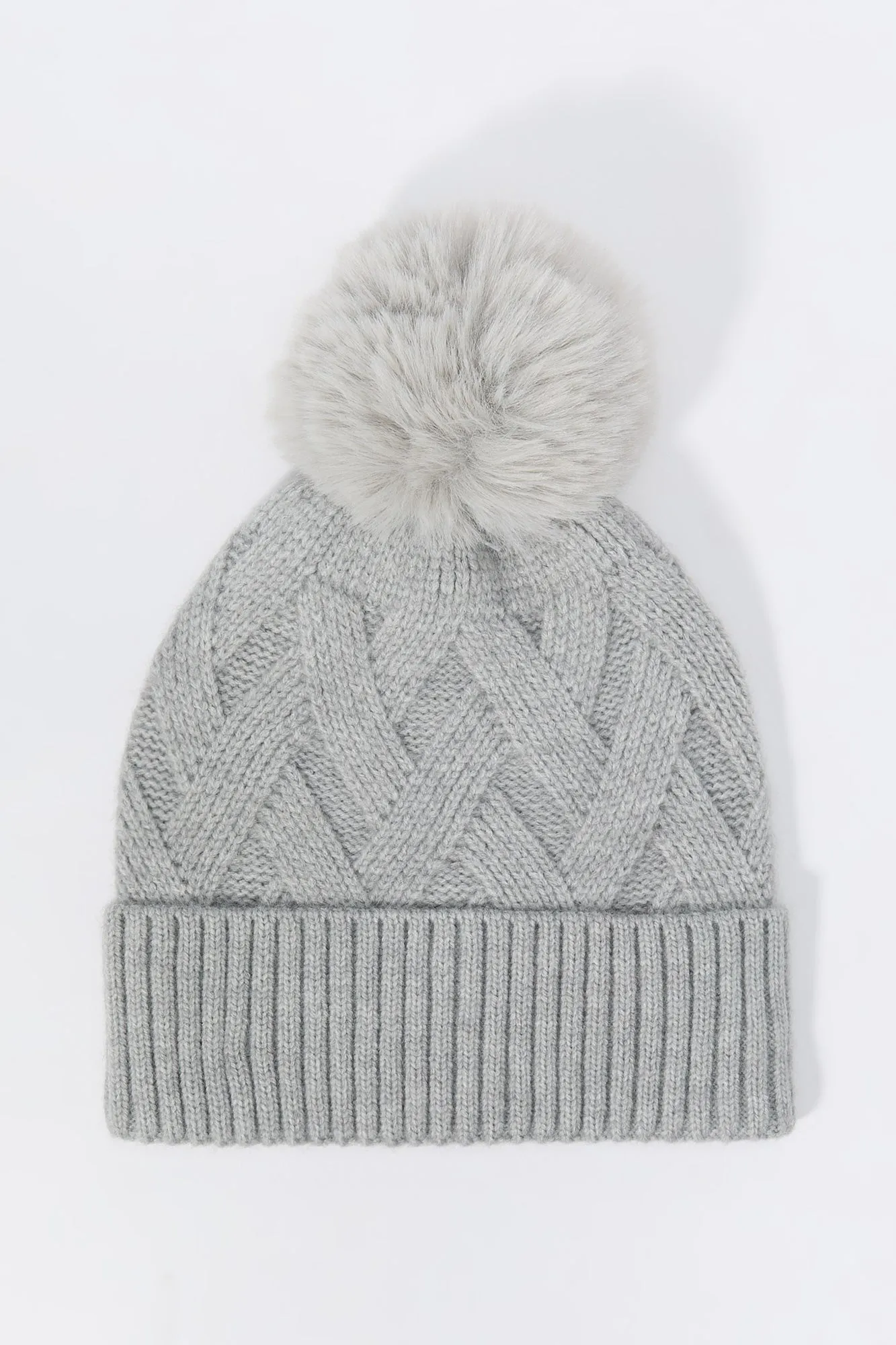 Cable Knit Beanie sold by Urban Planet product image thumbnail 3