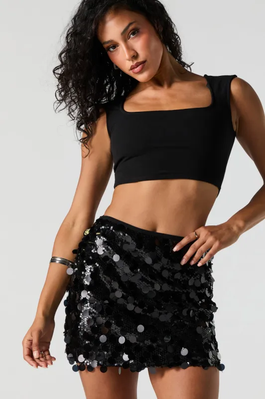 Sequin Mini Skirt sold by Urban Planet