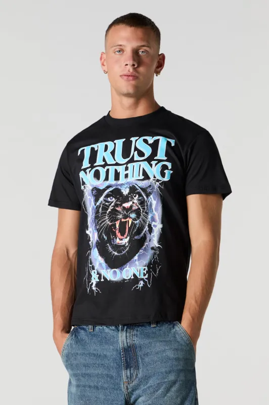 Trust Nothing Graphic T-Shirt sold by Urban Planet