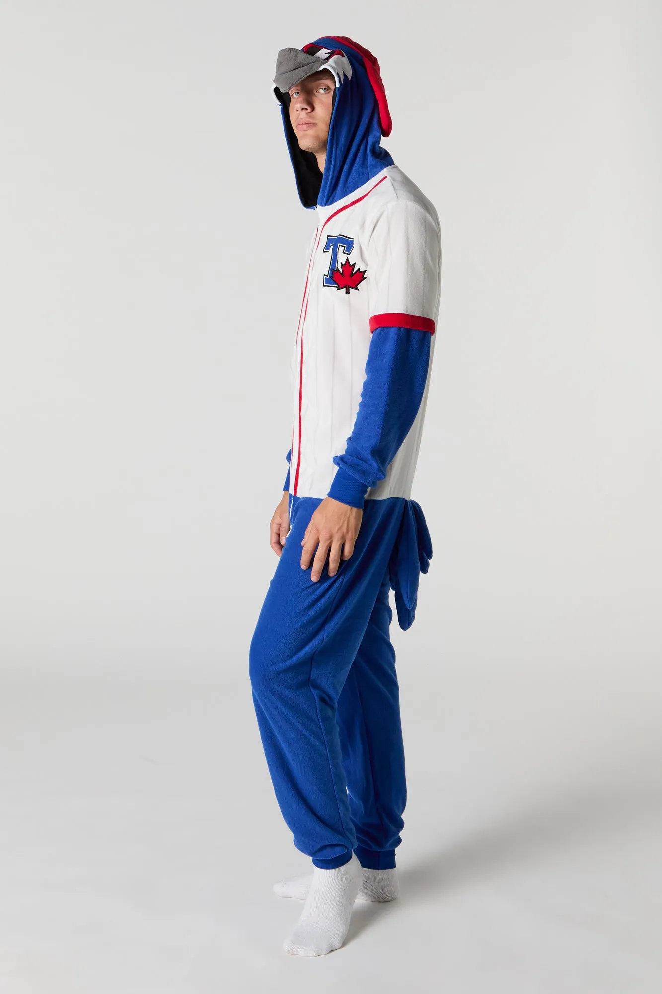 3D Toronto Blue Jay Plush Onesie sold by Urban Planet product image thumbnail 2
