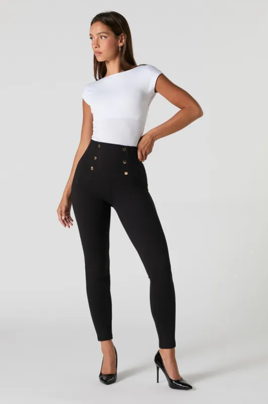 Legging utilitaire boutonné à taille haute sold by Urban Planet