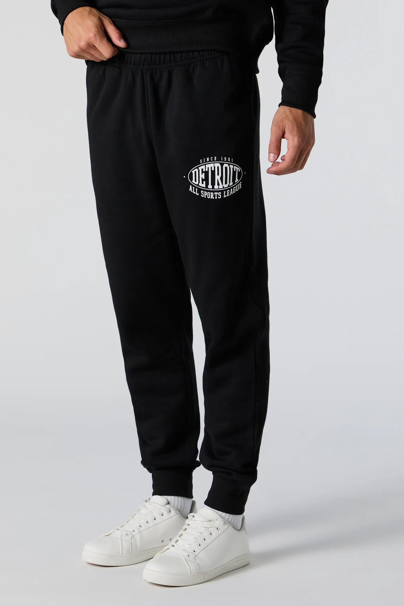 Destination Graphic Fleece Jogger sold by Urban Planet product image thumbnail 4