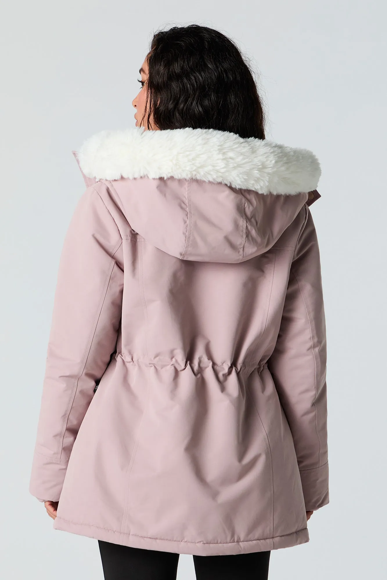 Faux Fur Lined Hooded Parka sold by Urban Planet product image thumbnail 2