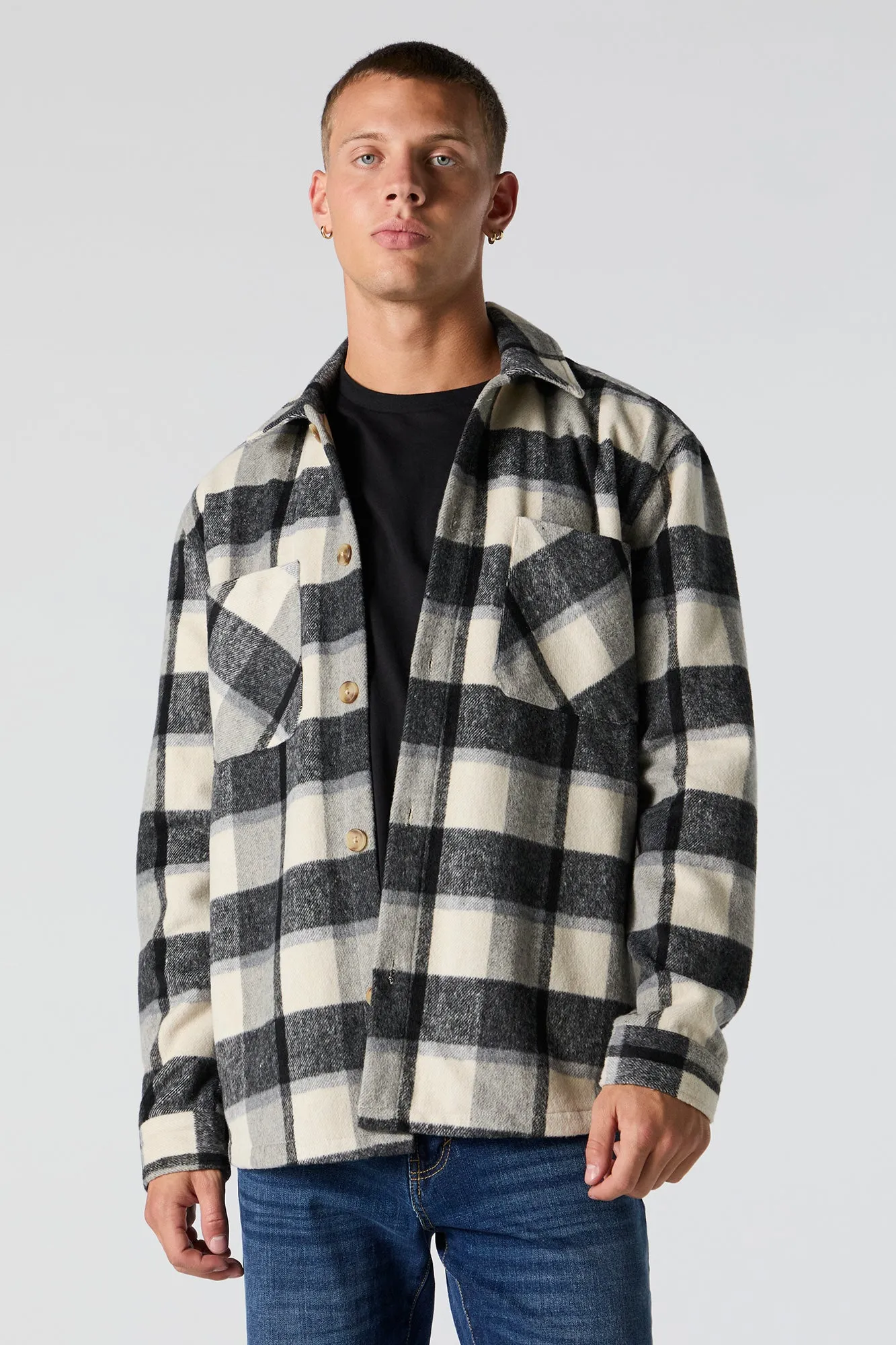 Plaid Shacket sold by Urban Planet product image thumbnail 4