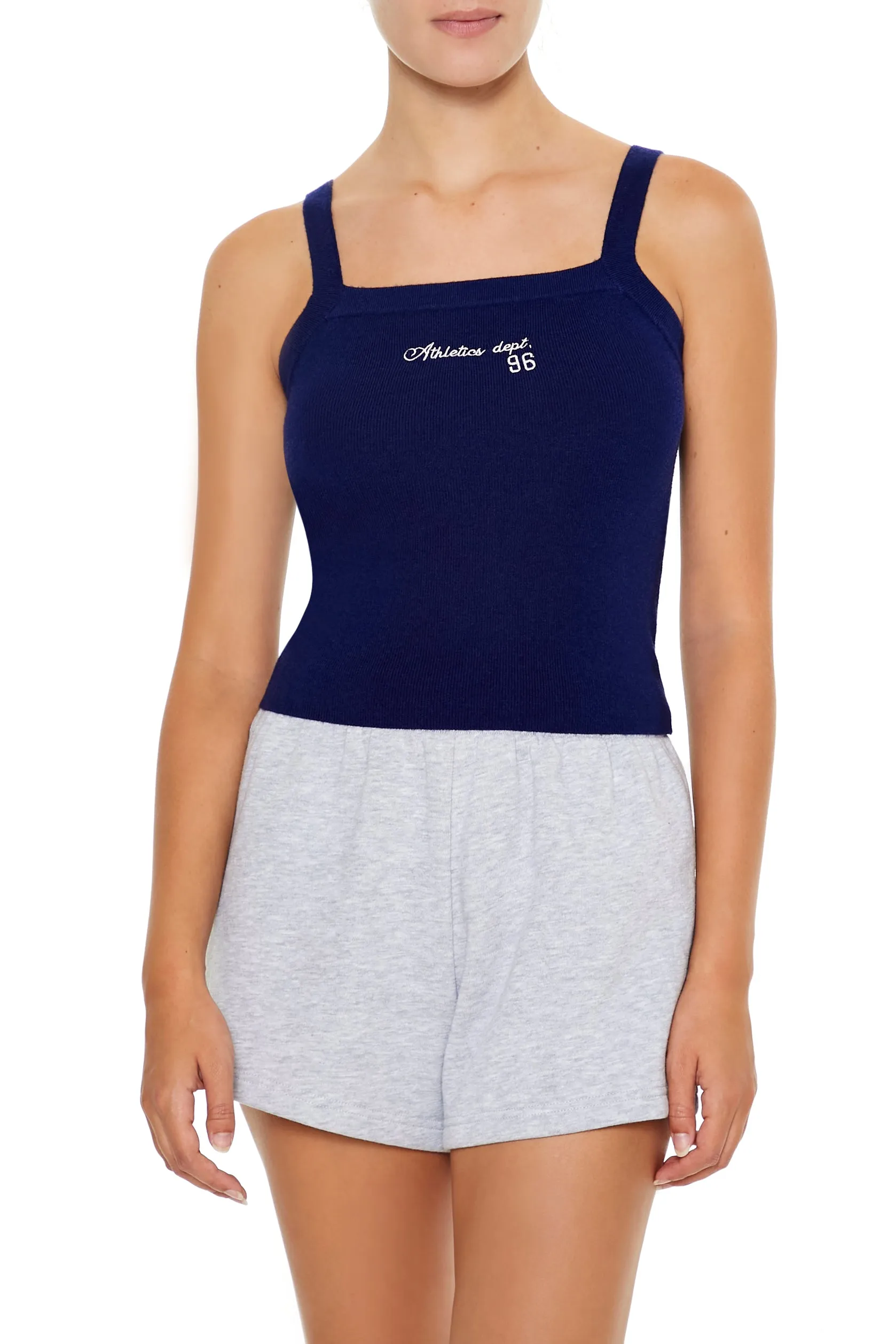 Camisole en tricot avec motif brodé Athletics Department sold by Urban Planet
