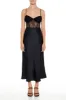 Robe-corset midi en satin et dentelle sold by Urban Planet