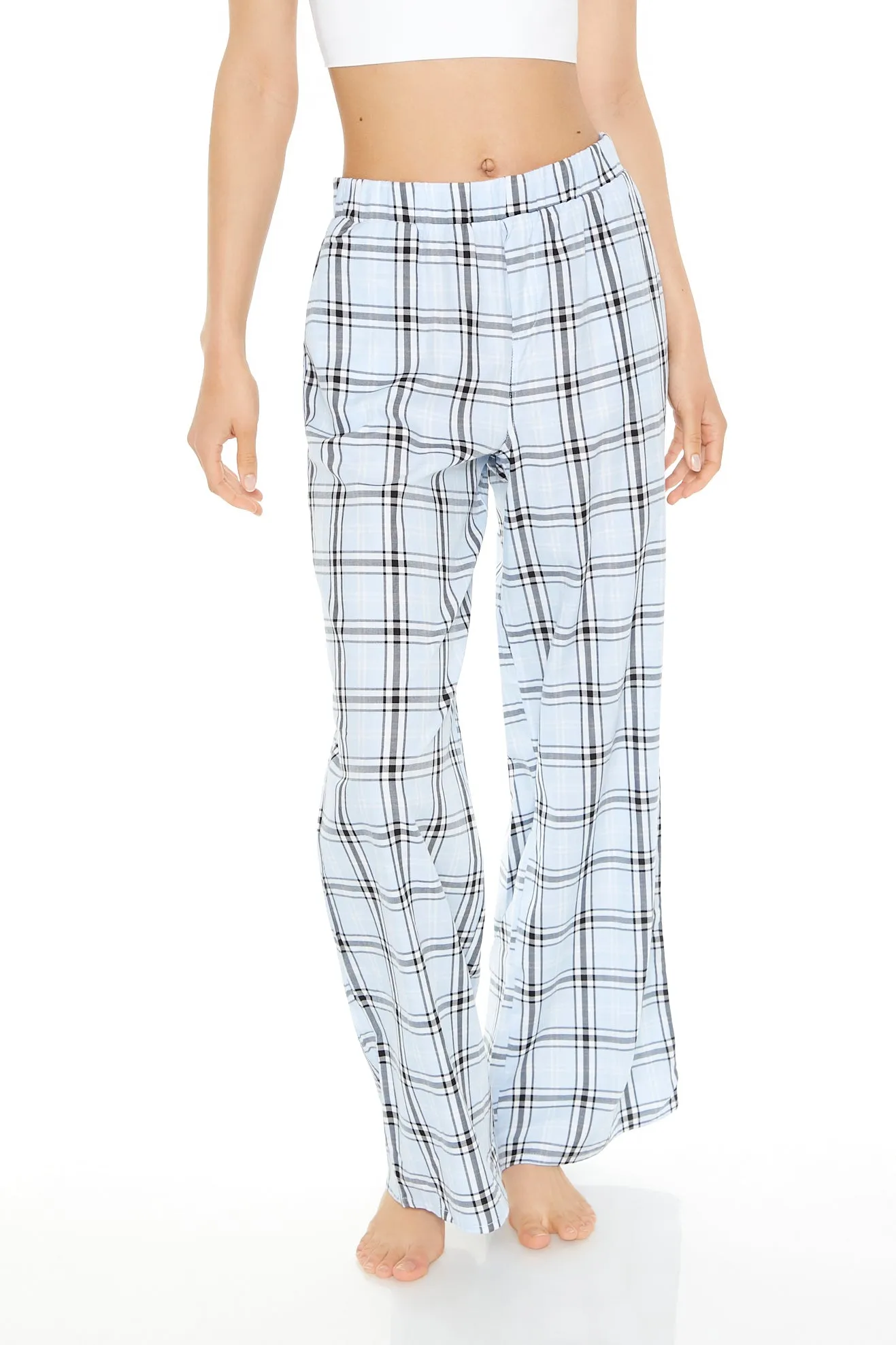 Plaid Poplin Pajama Pant sold by Urban Planet product image thumbnail 2
