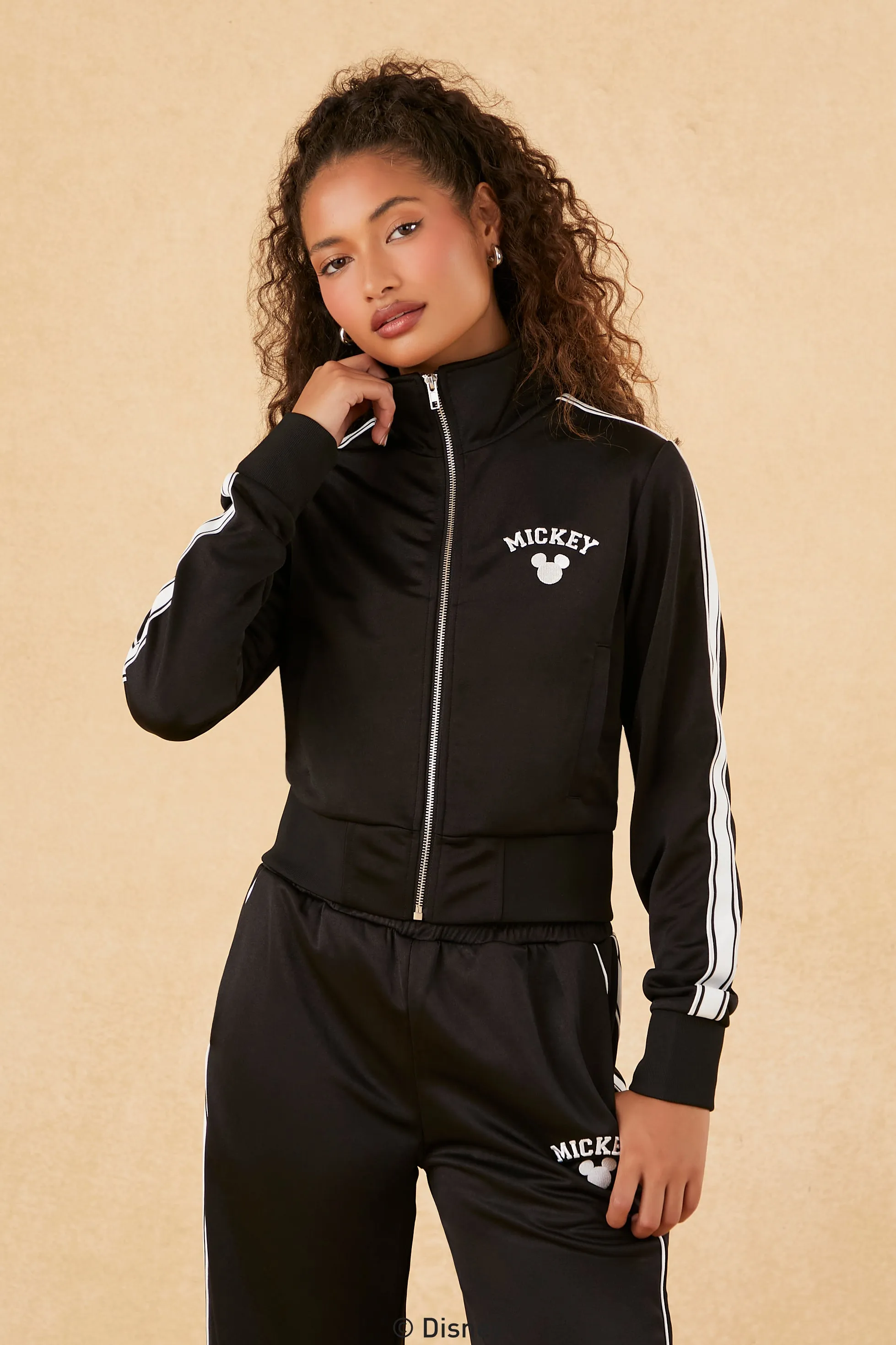 Blouson à imprimé Disney Mickey Mouse avec fermeture à glissière sold by Urban Planet