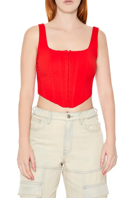 Hook-and-Eye Corset Top sold by Urban Planet