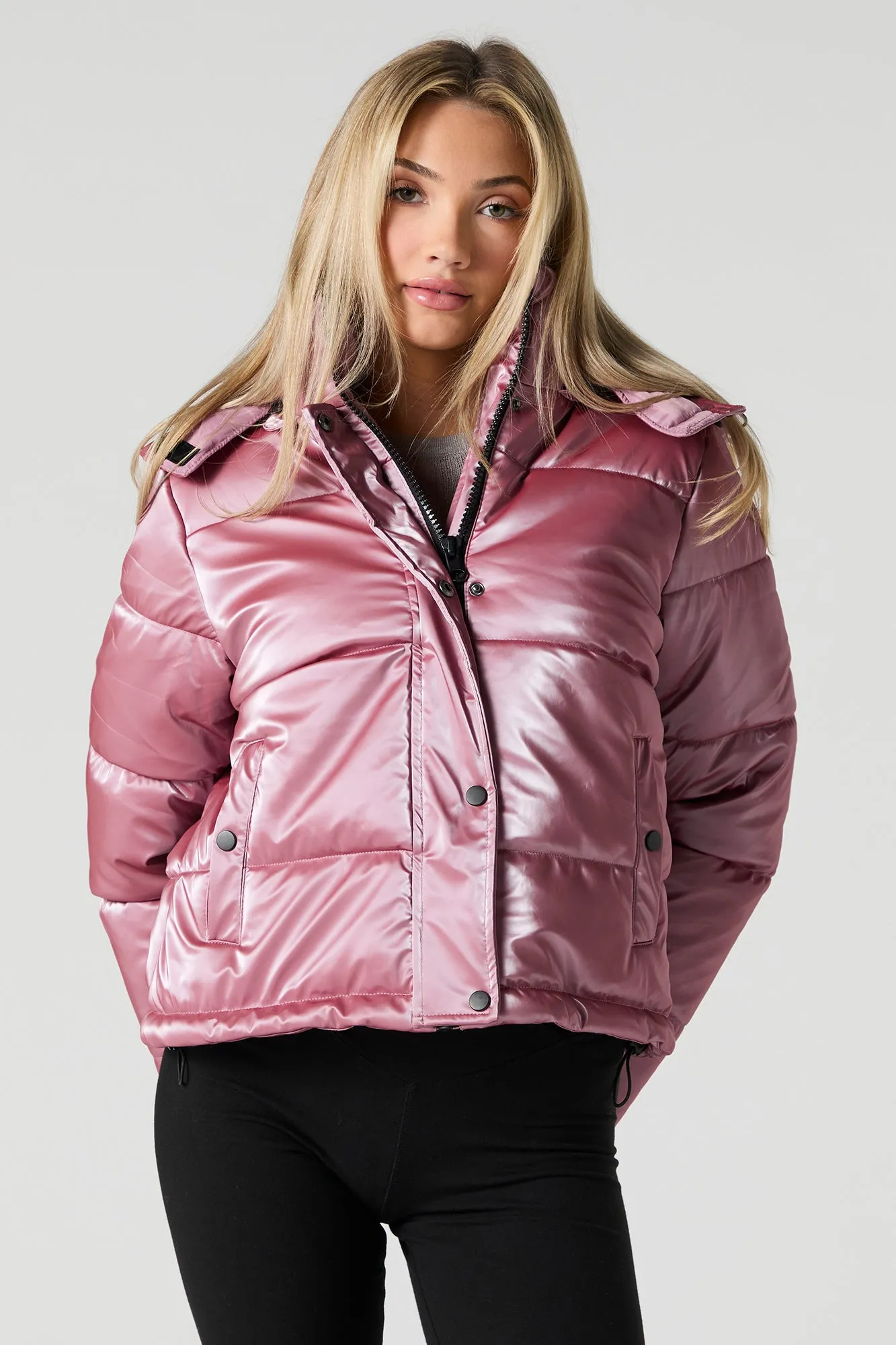 Blouson bouffant en similicuir luisant sold by Urban Planet product image thumbnail 5