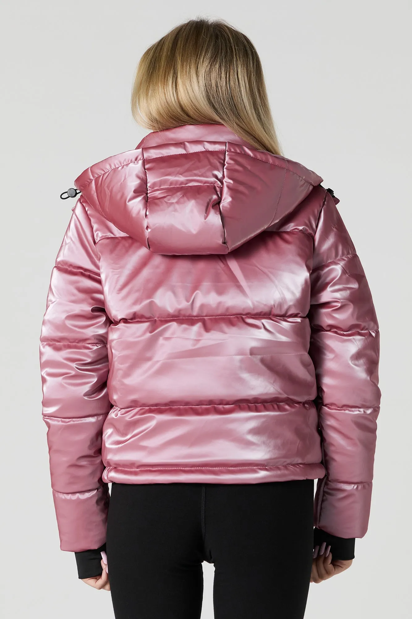 Blouson bouffant en similicuir luisant sold by Urban Planet product image thumbnail 2