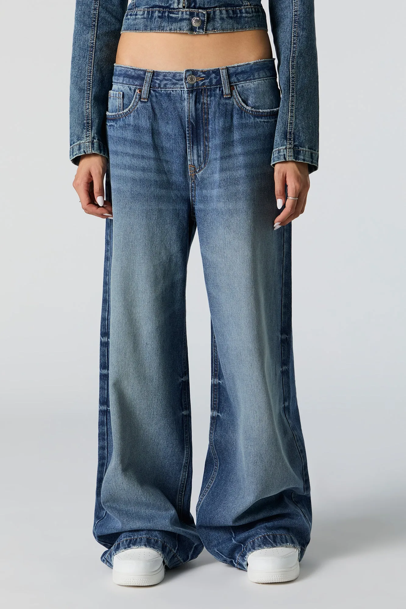High Rise Super Wide Leg Jean sold by Urban Planet product image thumbnail 2