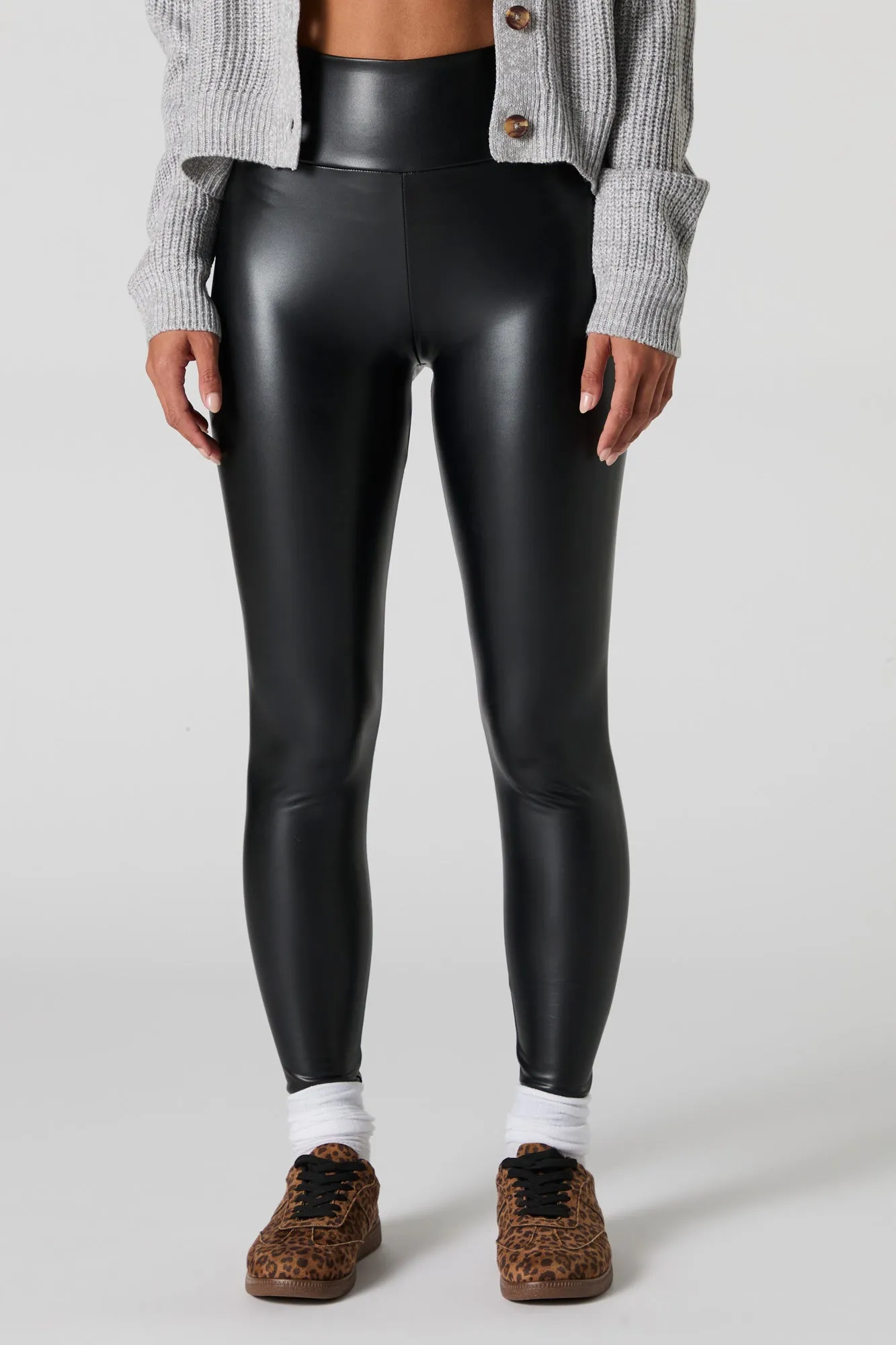 Faux Leather Legging sold by Urban Planet product image thumbnail 2