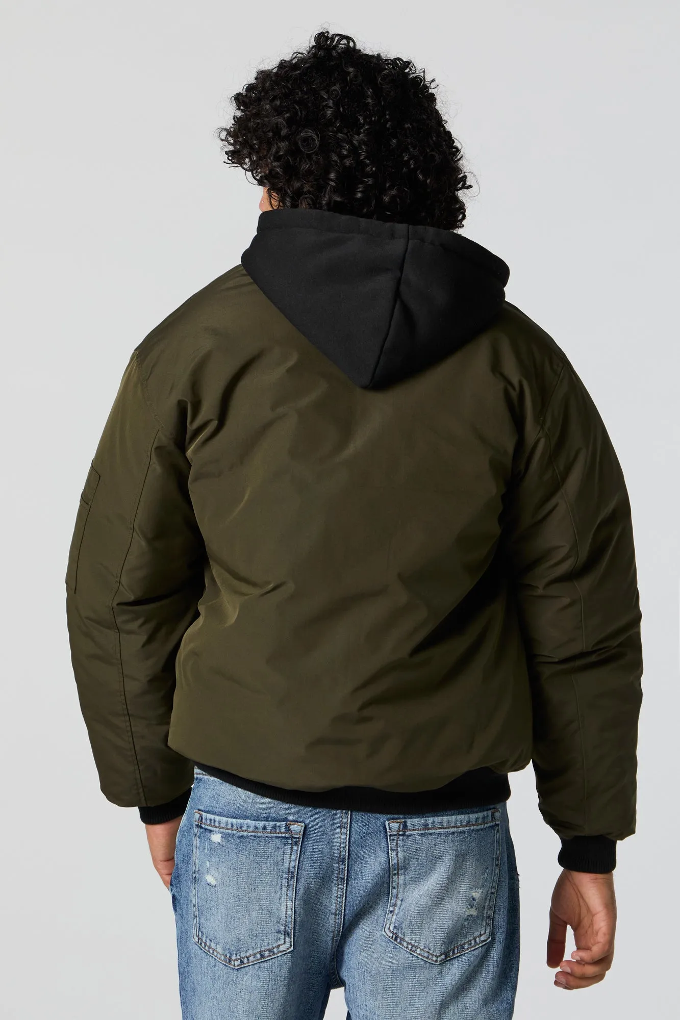 Hooded Bomber Jacket sold by Urban Planet product image thumbnail 2