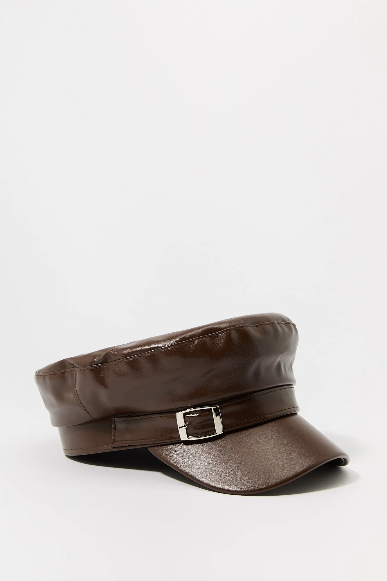 Faux-Leather Cabbie Hat sold by Urban Planet product image thumbnail 2