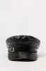 Faux-Leather Cabbie Hat sold by Urban Planet