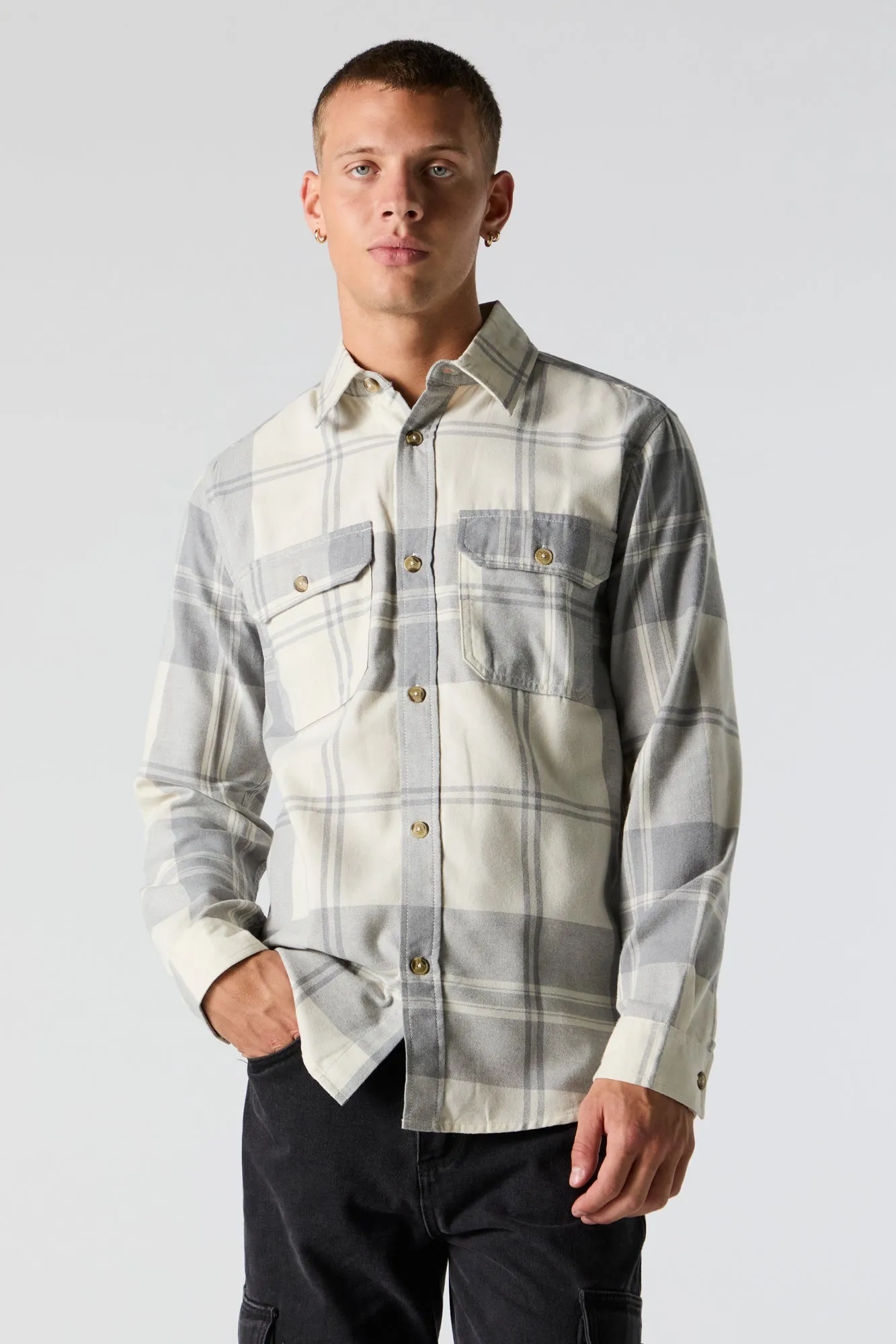 Haut boutonné à carreaux sold by Urban Planet product image thumbnail 5