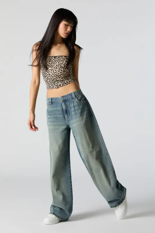 Jean ample surdimensionné à taille basse sold by Urban Planet