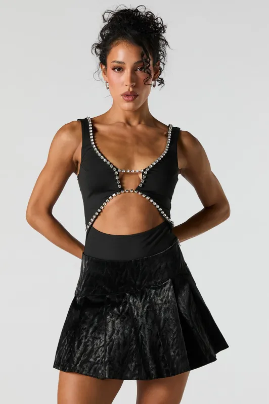Maillot avec découpes et pierres du Rhin sold by Urban Planet