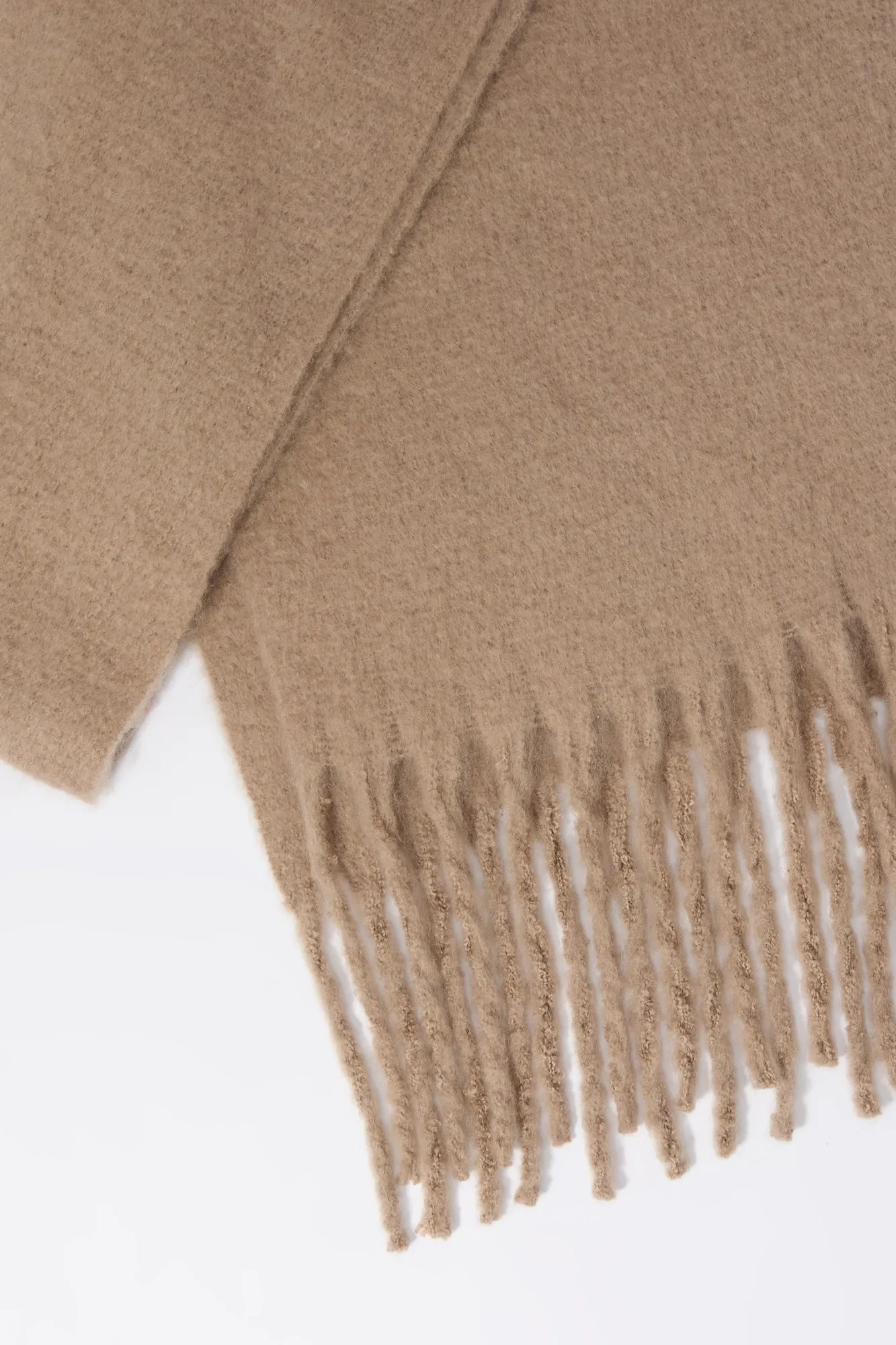 Oversized Chunky Knit Fringe Scarf sold by Urban Planet product image thumbnail 4