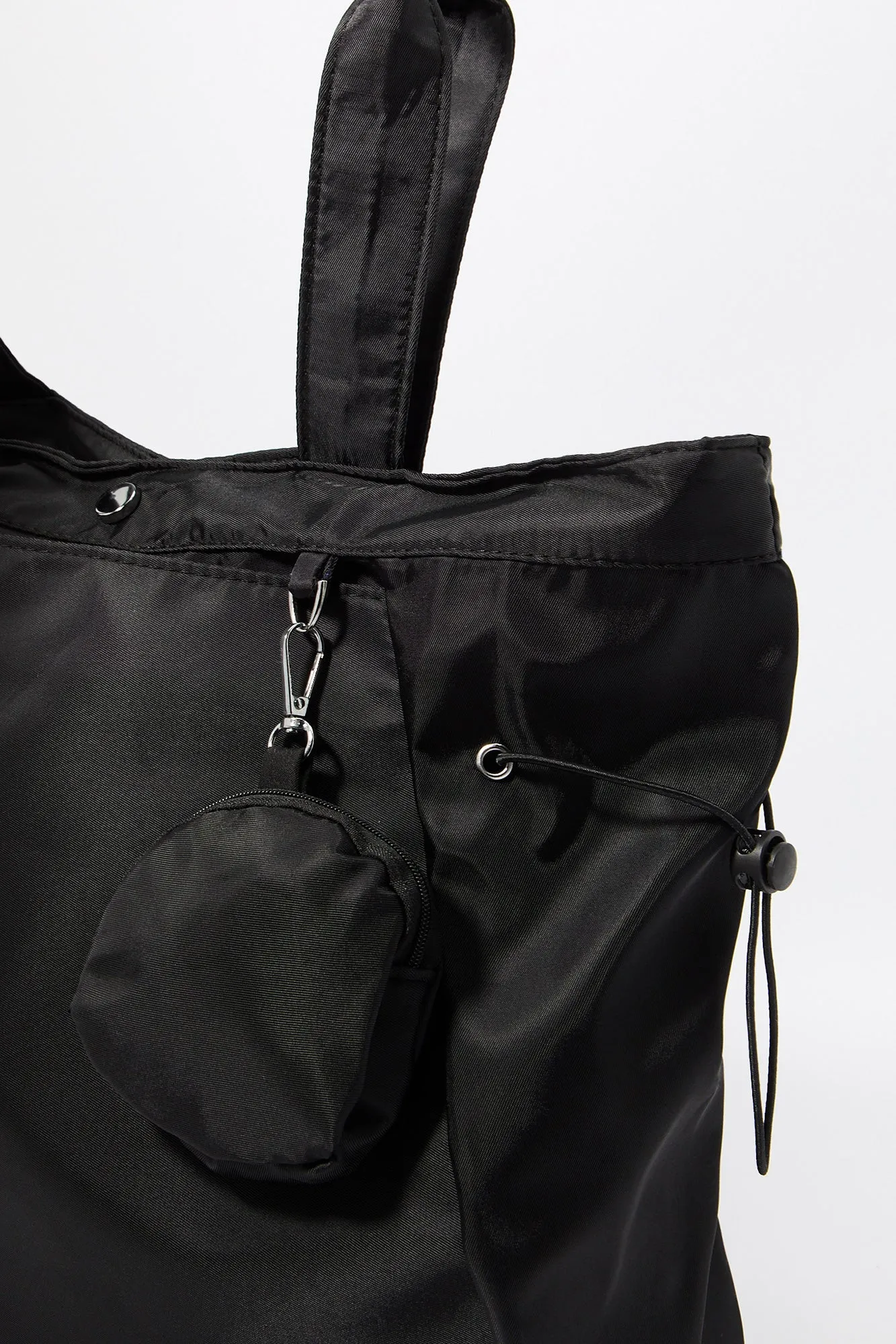 Large Nylon Tote Bag with Coin Purse sold by Urban Planet product image thumbnail 4