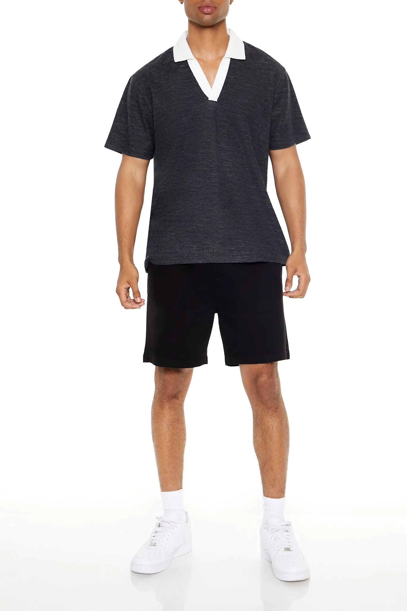 Polo texturé à col cranté sold by Urban Planet product image thumbnail 3