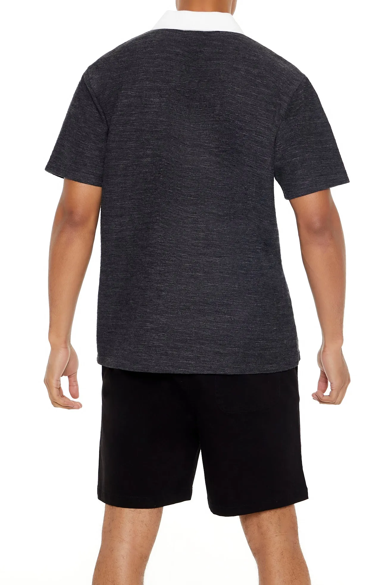 Polo texturé à col cranté sold by Urban Planet product image thumbnail 2