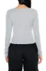 Haut Henley combo avec liséré de dentelle sold by Urban Planet